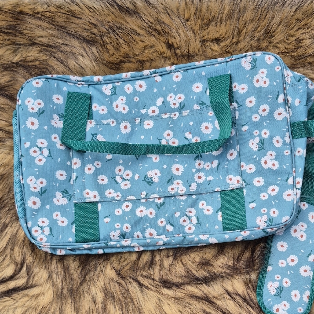 Cat & Jack Floral Blue Tote Bag